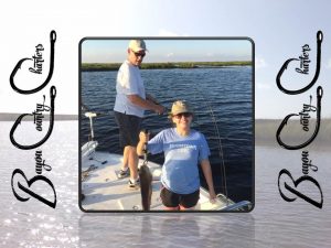 Vickey and Jeff on Bayou Country Charters Fishing in new orleans